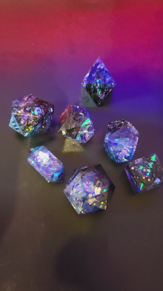 Blue and Purple Opals